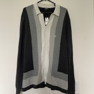 Express grey ombré sweater